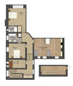 Old Police Station floorplan - Flat5